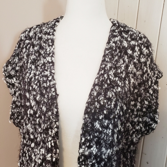 NAF NAF | COZY OPEN FRONT CARDIGAN SWEATER - Picture 4 of 8